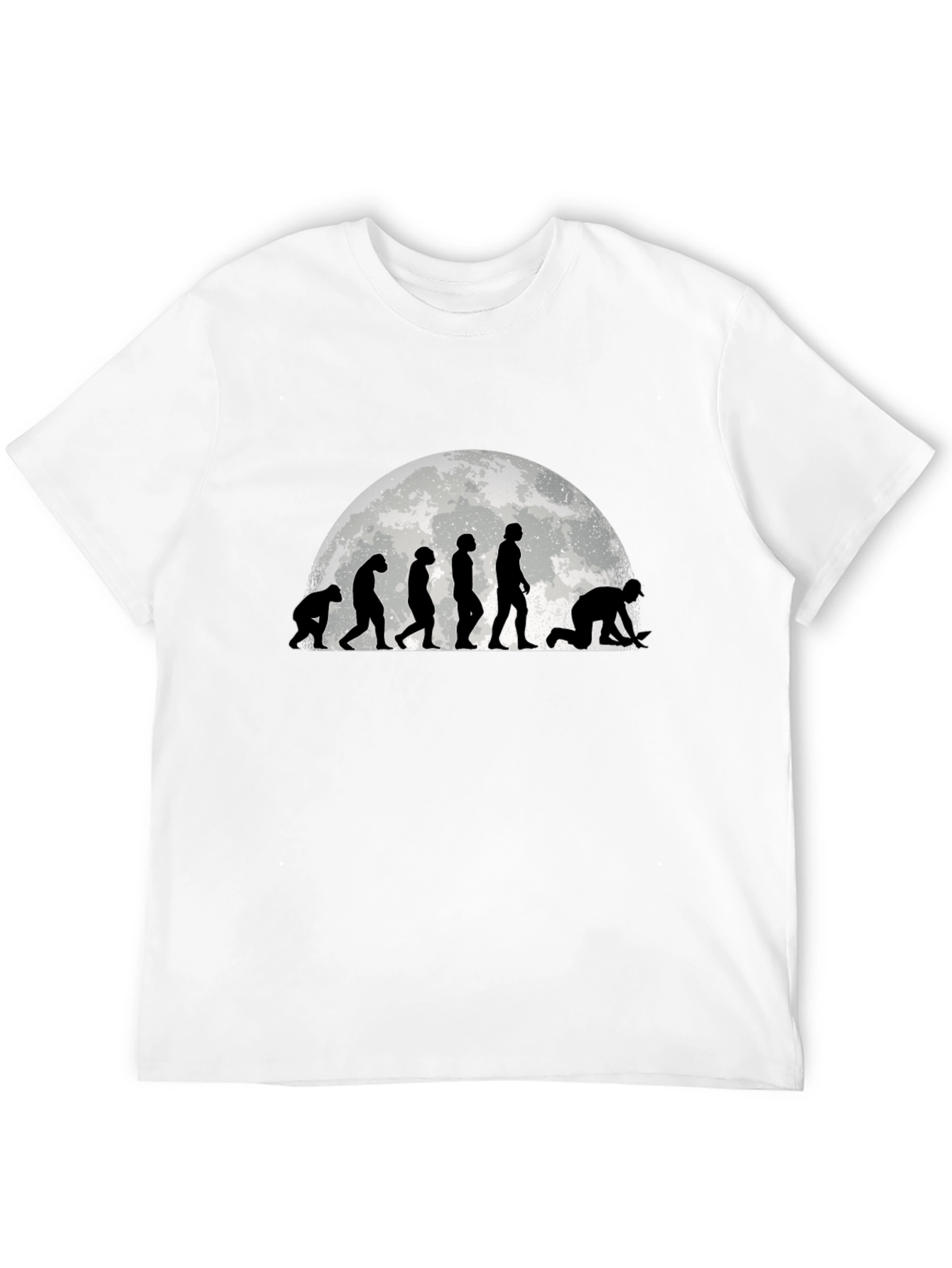 Camiseta Negra Evolución Minería - Diseño Original