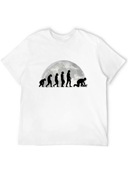 Camiseta Negra Evolución Minería - Diseño Original