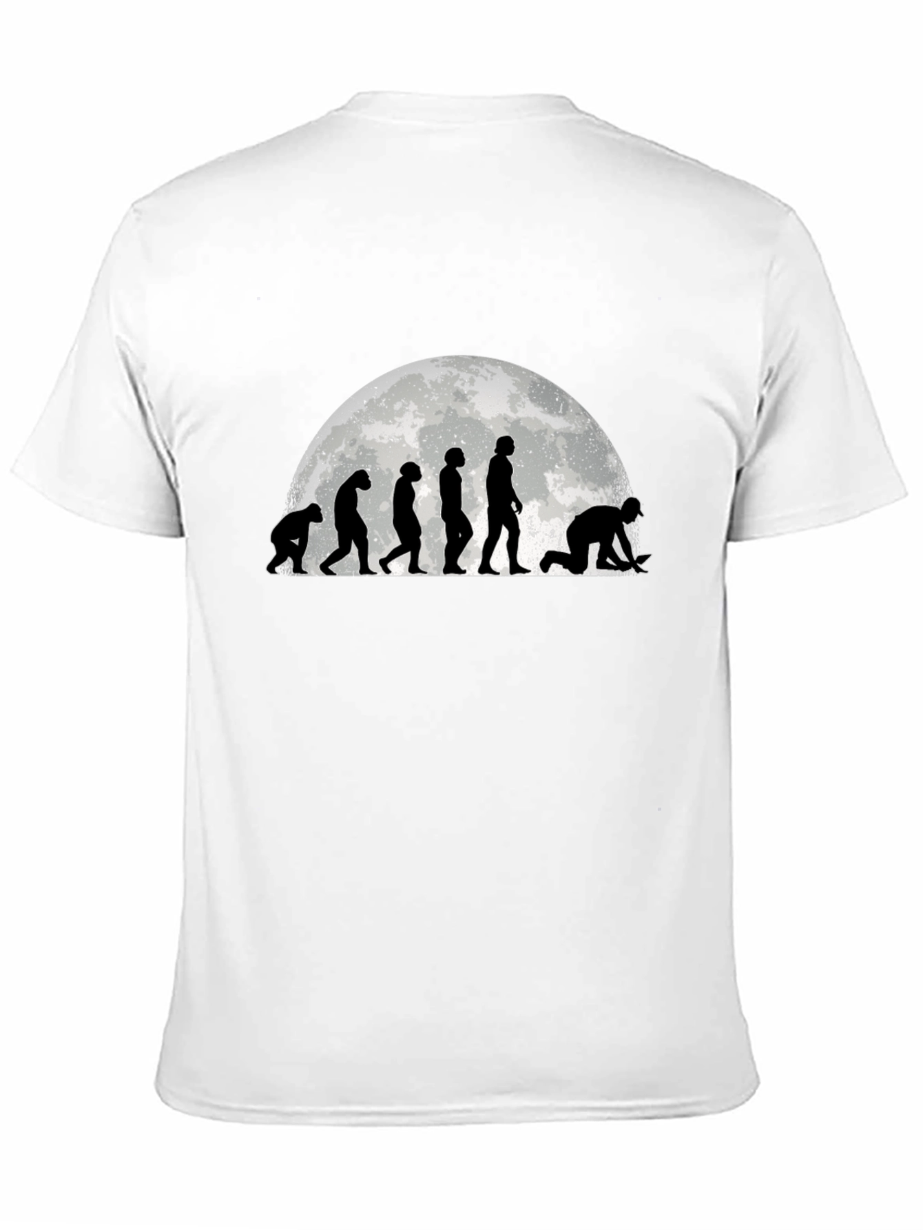 Camiseta Negra Evolución Minería - Diseño Original