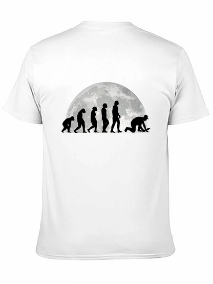 Camiseta Negra Evolución Minería - Diseño Original