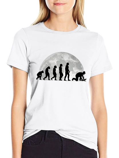 Camiseta Negra Evolución Minería - Diseño Original