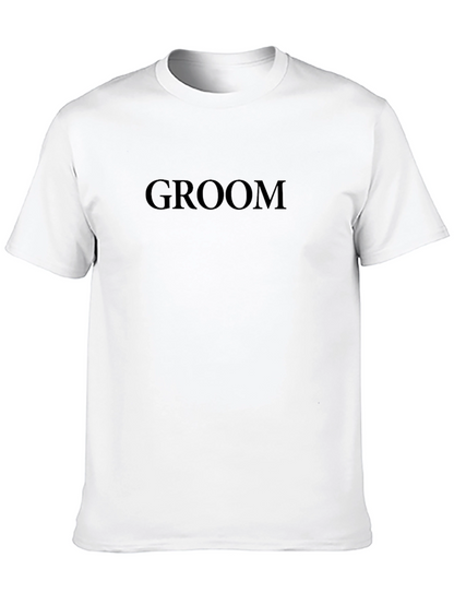 Camiseta Groom para el Novio Moderno