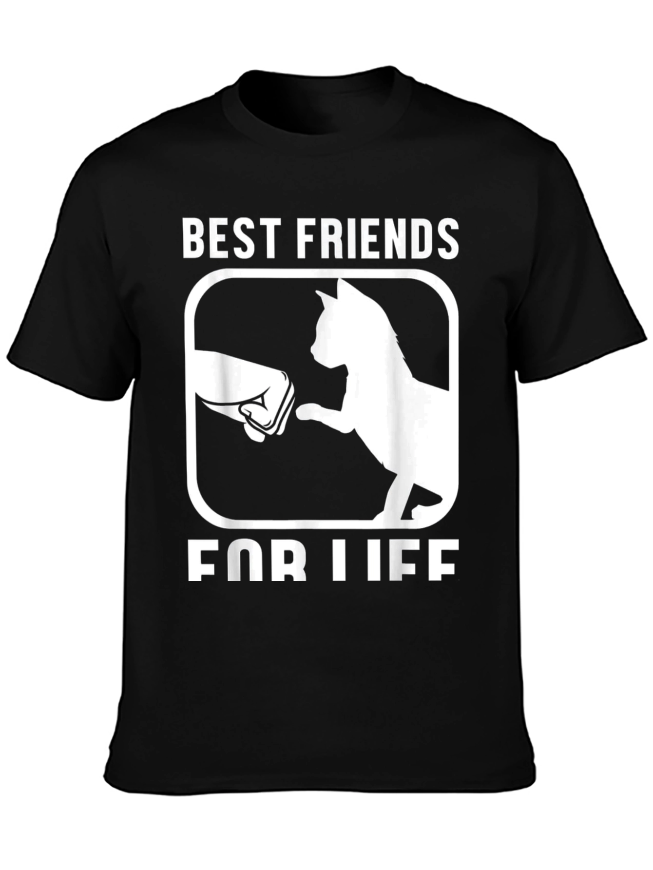 Camiseta Mejores amigos para siempre con gato