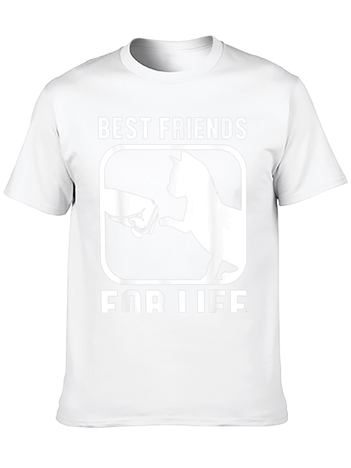 Camiseta Mejores amigos para siempre con gato