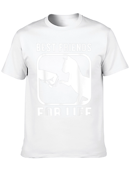 Camiseta Mejores amigos para siempre con gato