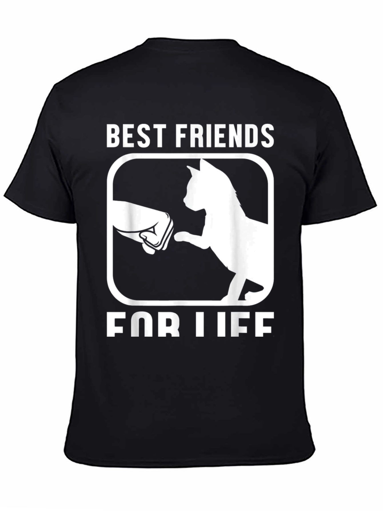 Camiseta Mejores amigos para siempre con gato