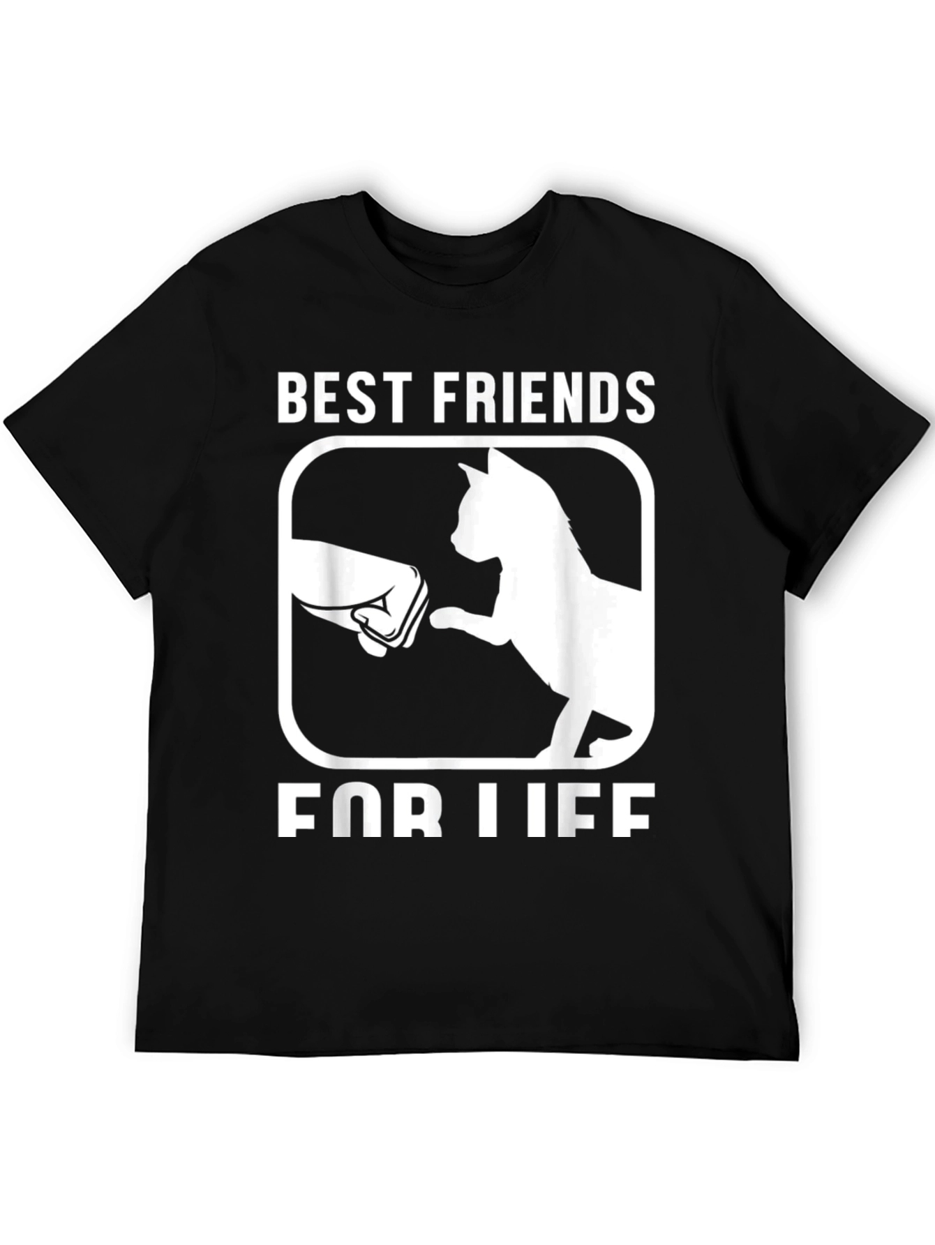 Camiseta Mejores amigos para siempre con gato
