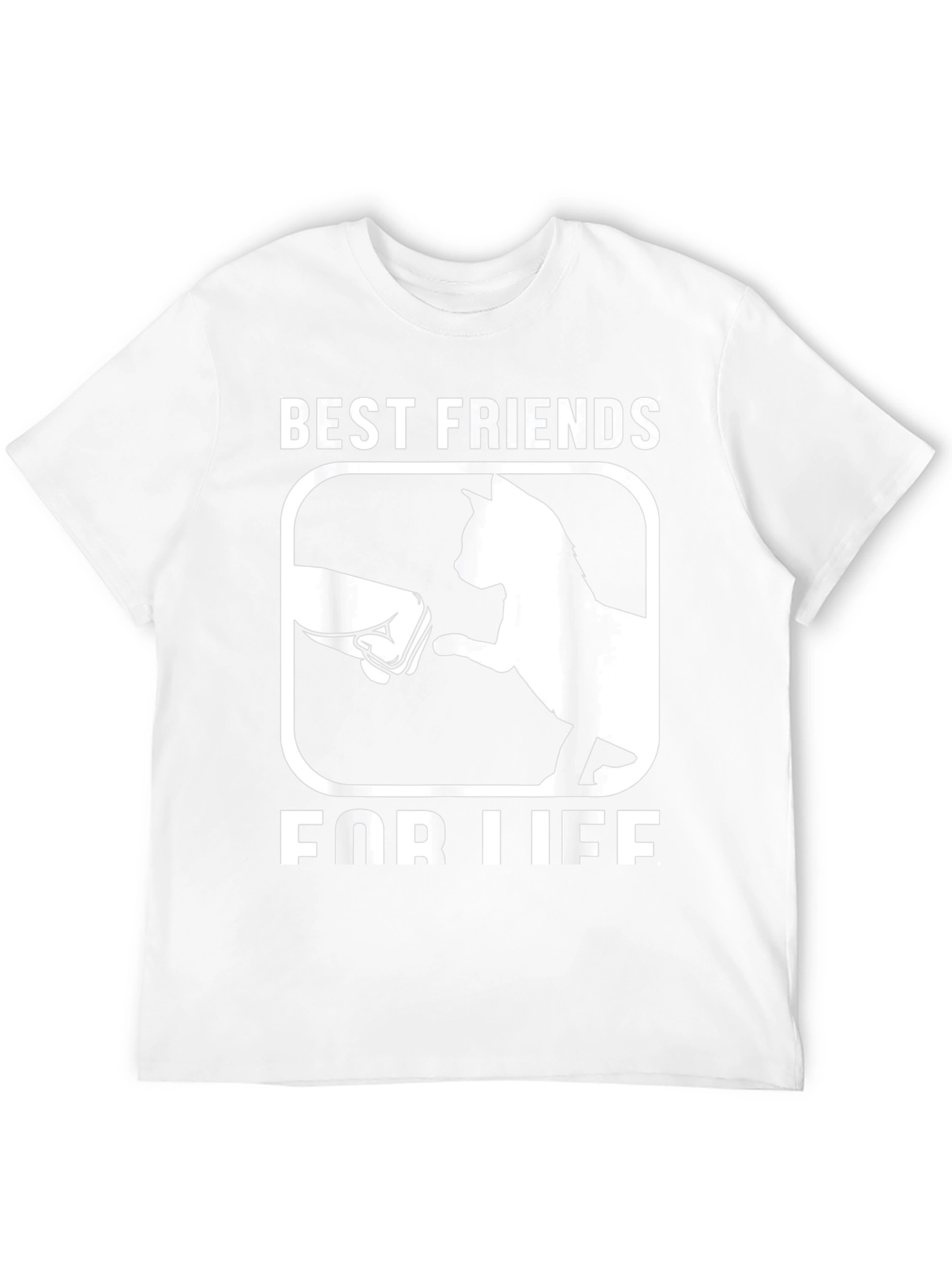 Camiseta Mejores amigos para siempre con gato
