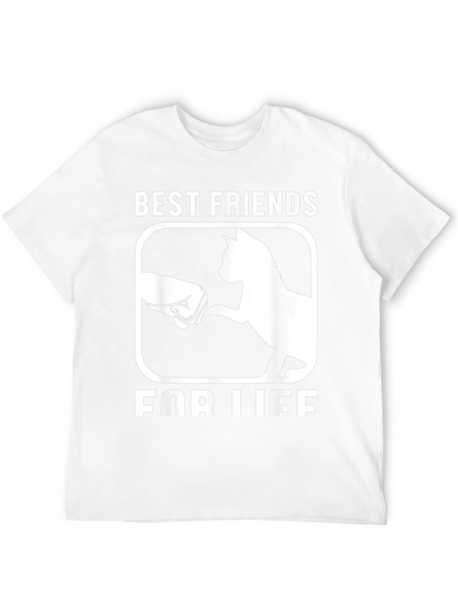 Camiseta Mejores amigos para siempre con gato