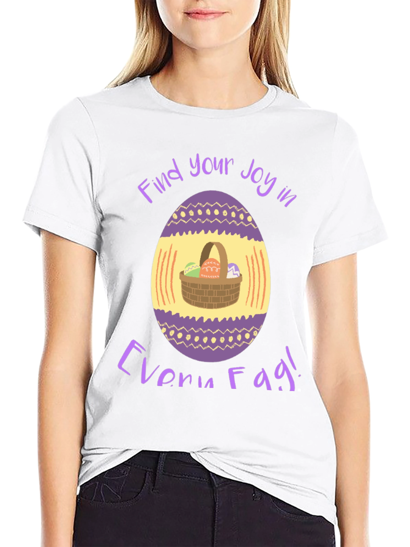 Camiseta Huevo de Pascua - Encuentra tu Alegría