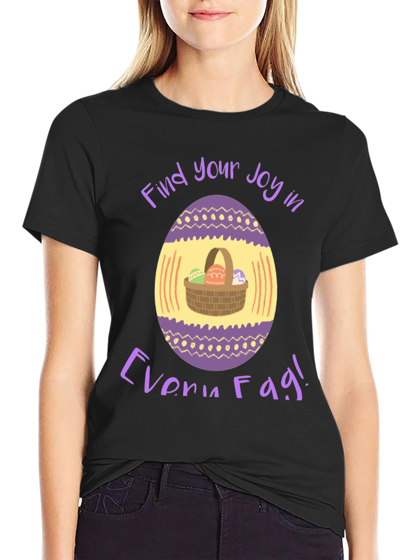 Camiseta Huevo de Pascua - Encuentra tu Alegría