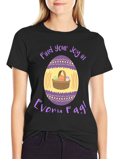 Camiseta Huevo de Pascua - Encuentra tu Alegría