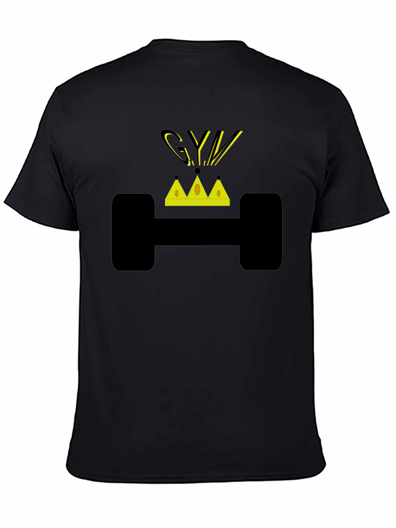 Camiseta Negra Gym King