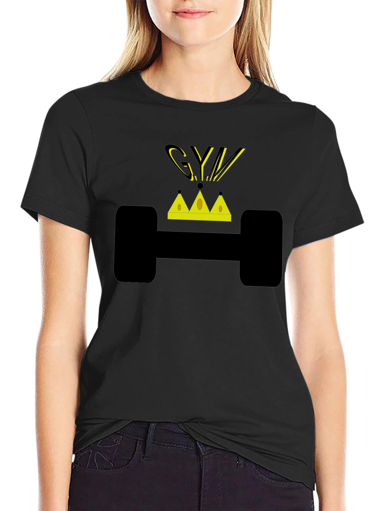 Camiseta Negra Gym King