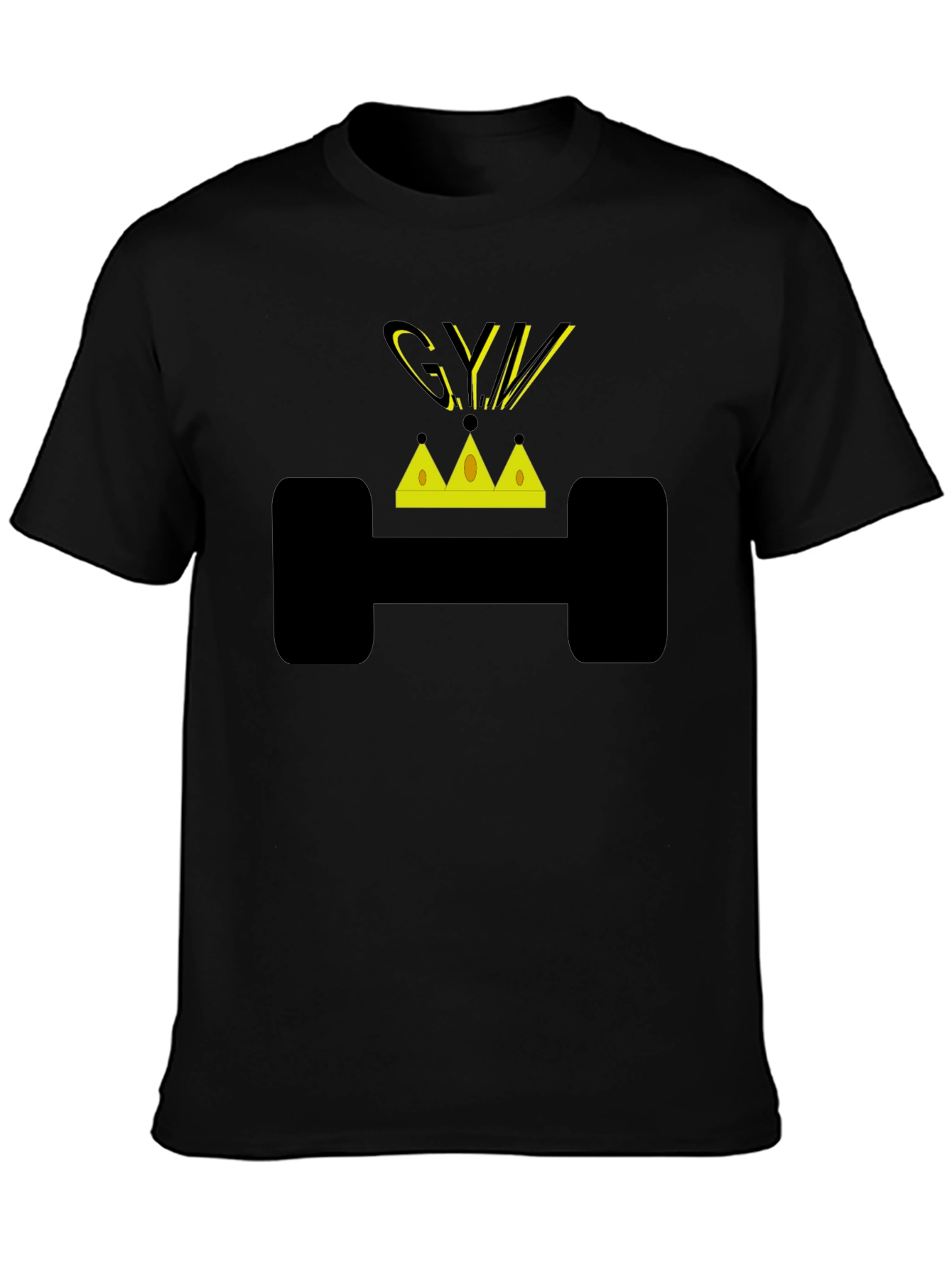 Camiseta Negra Gym King