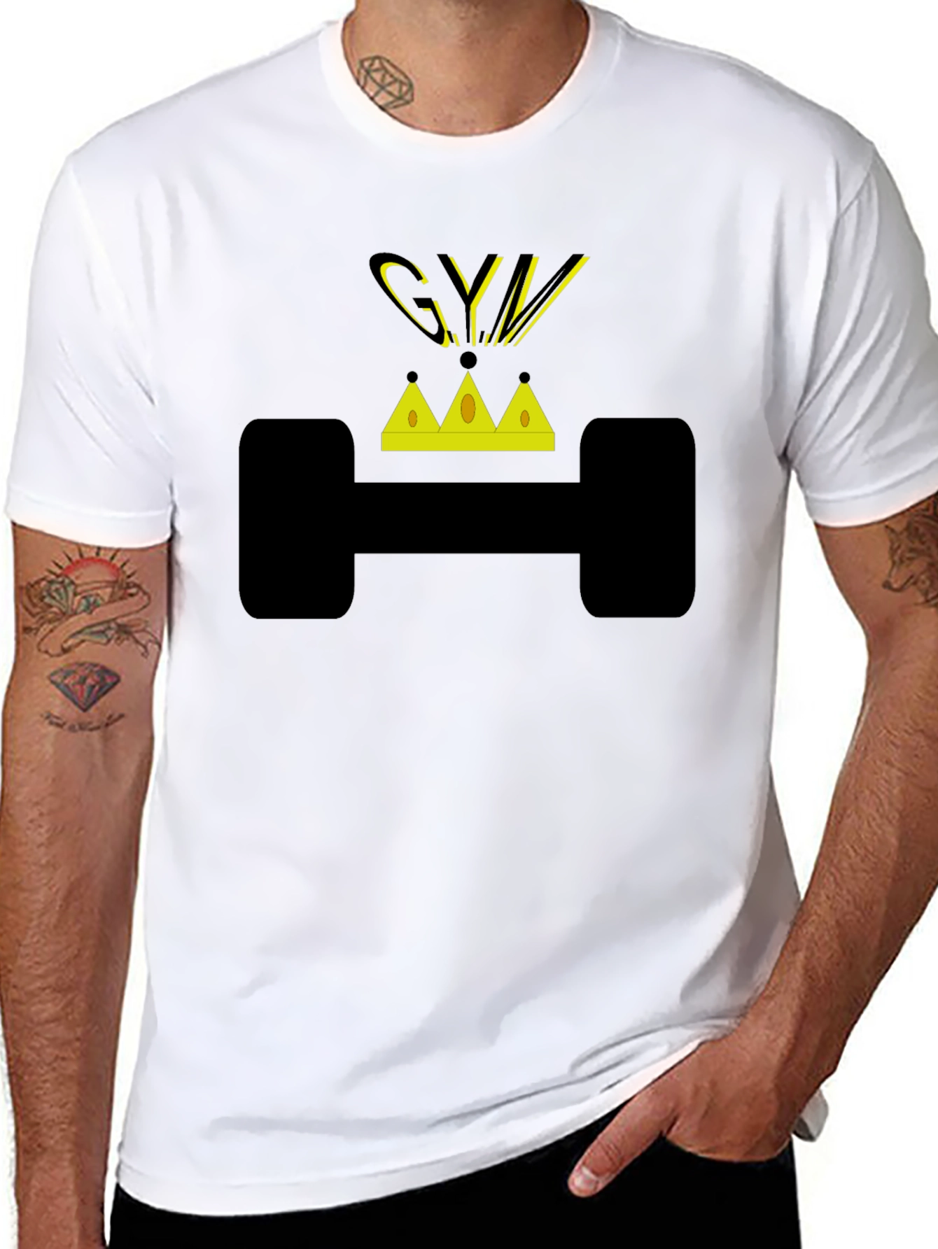 Camiseta Negra Gym King