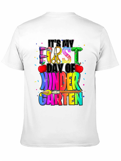 Camiseta Infantil Mi Primer Día de Kinder