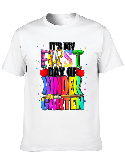 Camiseta Infantil Mi Primer Día de Kinder