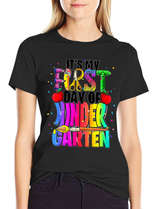 Camiseta Infantil Mi Primer Día de Kinder