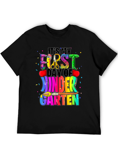 Camiseta Infantil Mi Primer Día de Kinder