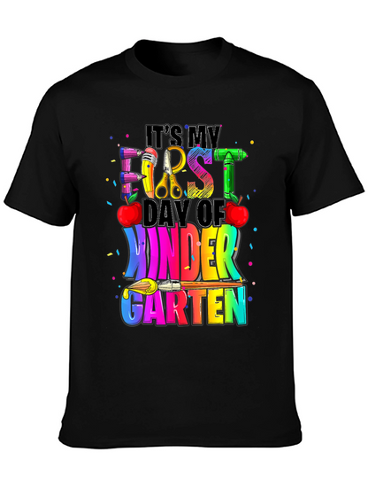 Camiseta Infantil Mi Primer Día de Kinder