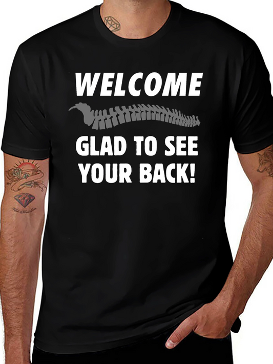 Camiseta Negra Bienvenida Espalda