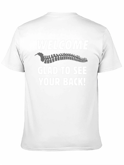Camiseta Negra Bienvenida Espalda