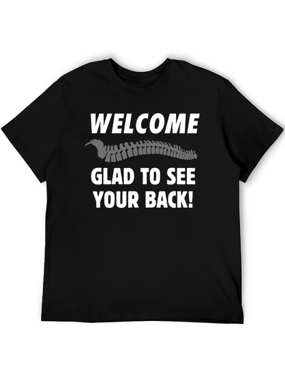 Camiseta Negra Bienvenida Espalda