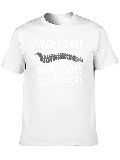 Camiseta Negra Bienvenida Espalda