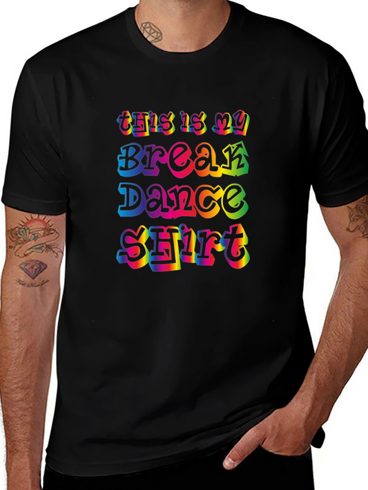 Camiseta Break Dance Colorida para Hombre