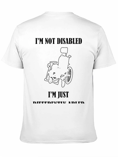 Camiseta Negra No Estoy Discapacitado