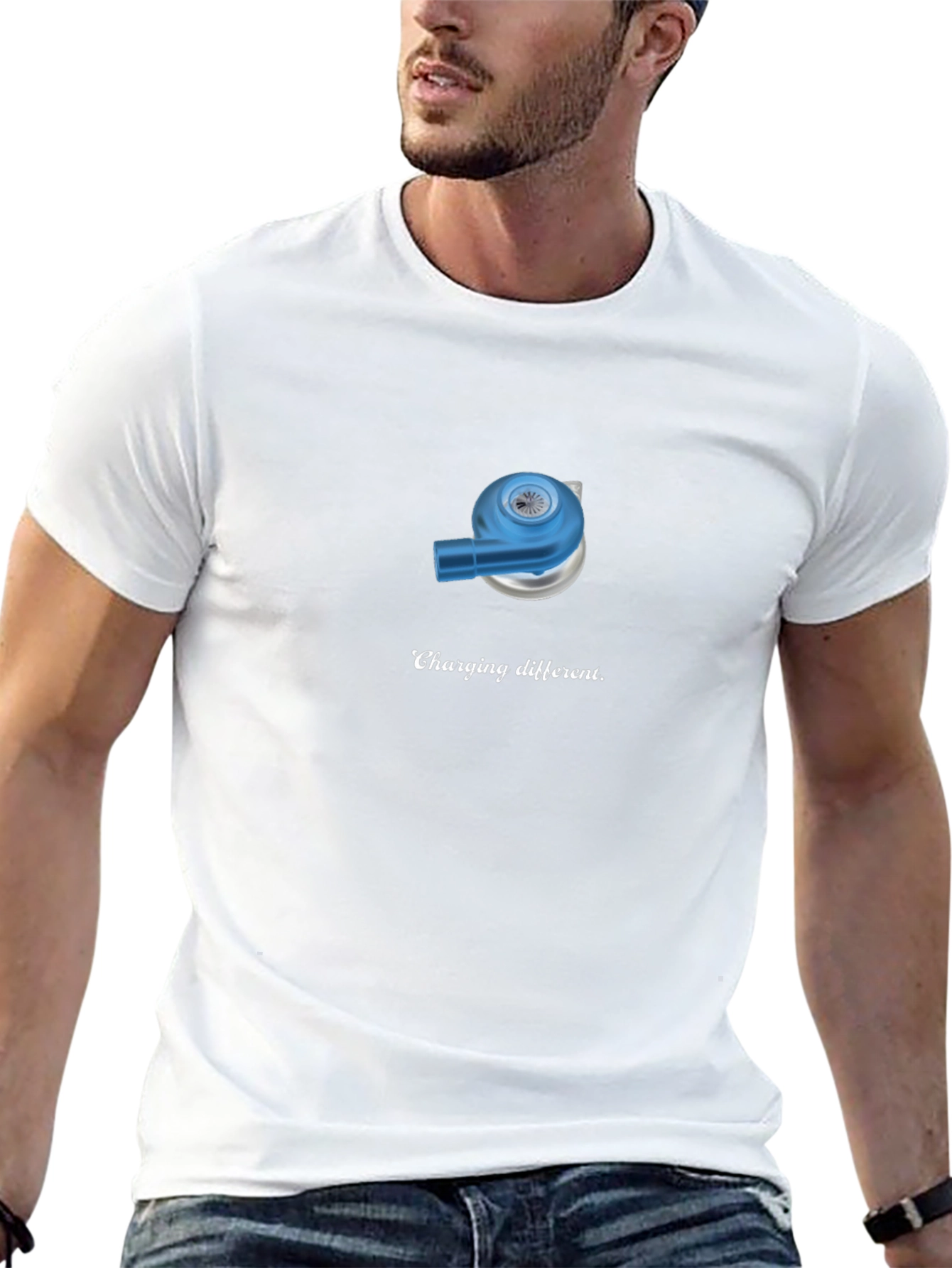 Camiseta Negra con Diseño Divertido de Carga