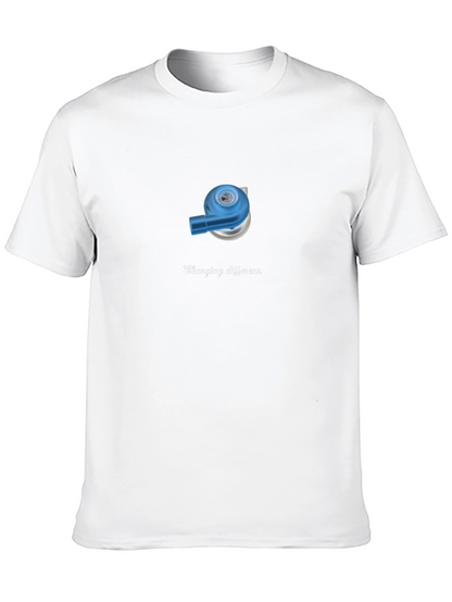 Camiseta Negra con Diseño Divertido de Carga