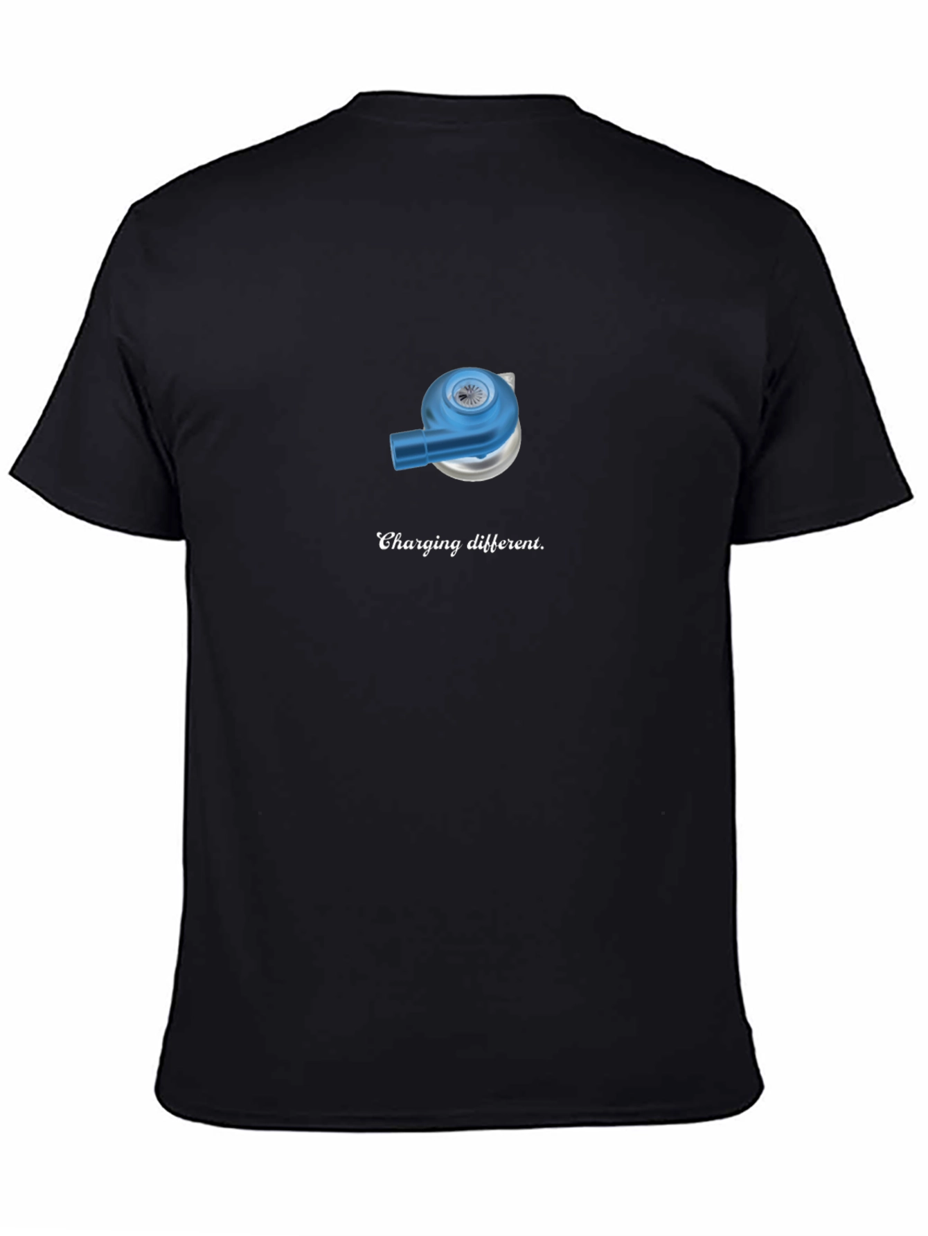 Camiseta Negra con Diseño Divertido de Carga