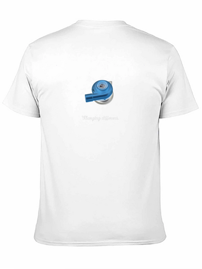 Camiseta Negra con Diseño Divertido de Carga