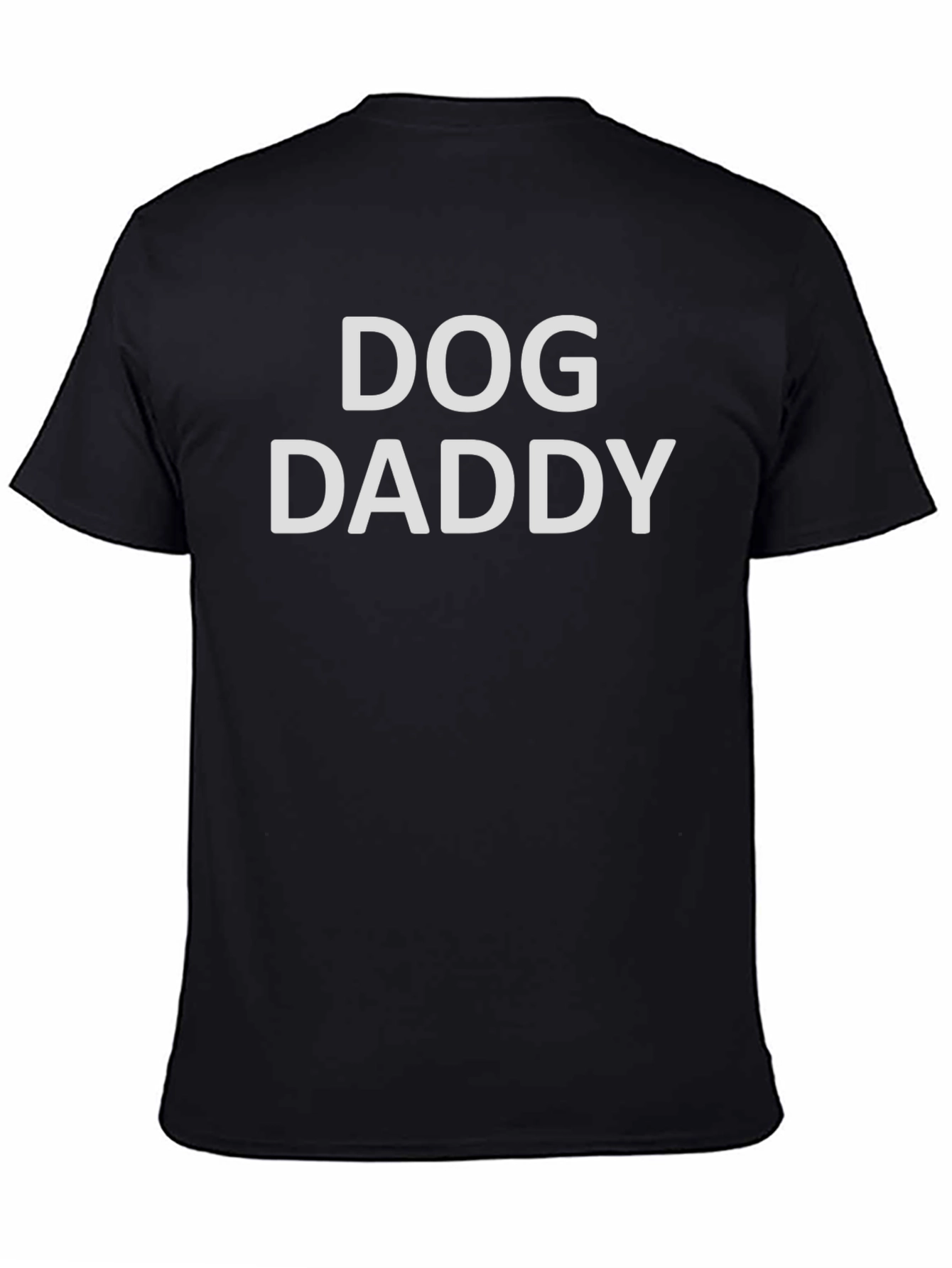 Camiseta Negra Dog Daddy para Amantes de los Perros