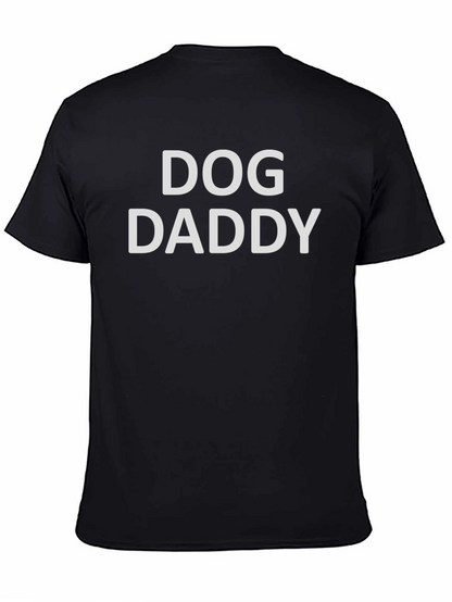 Camiseta Negra Dog Daddy para Amantes de los Perros
