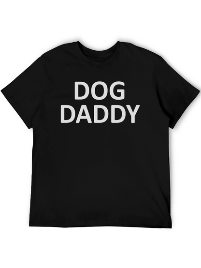 Camiseta Negra Dog Daddy para Amantes de los Perros