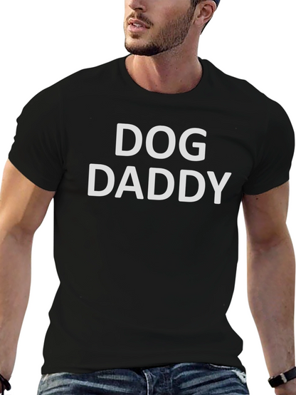 Camiseta Negra Dog Daddy para Amantes de los Perros