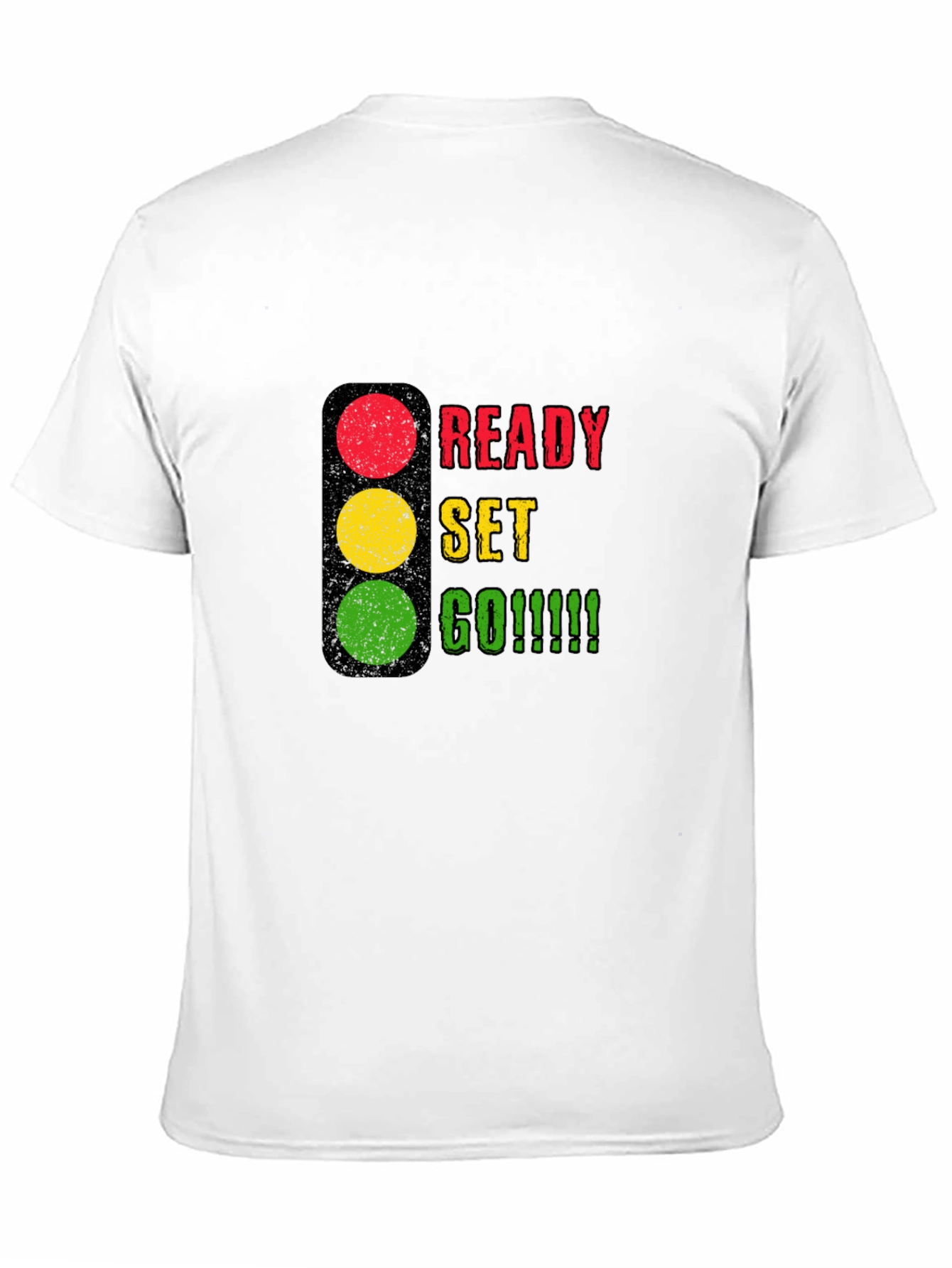 Camiseta Negra Listo Preparado ¡Ya!