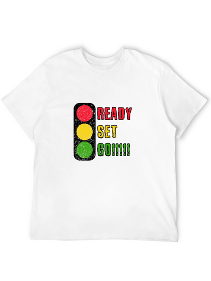 Camiseta Negra Listo Preparado ¡Ya!