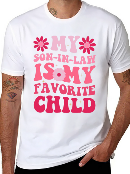 Camiseta divertida My Son-In-Law is My Favorite Child