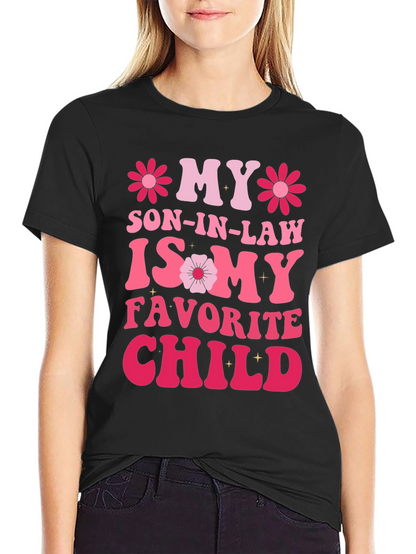 Camiseta divertida My Son-In-Law is My Favorite Child
