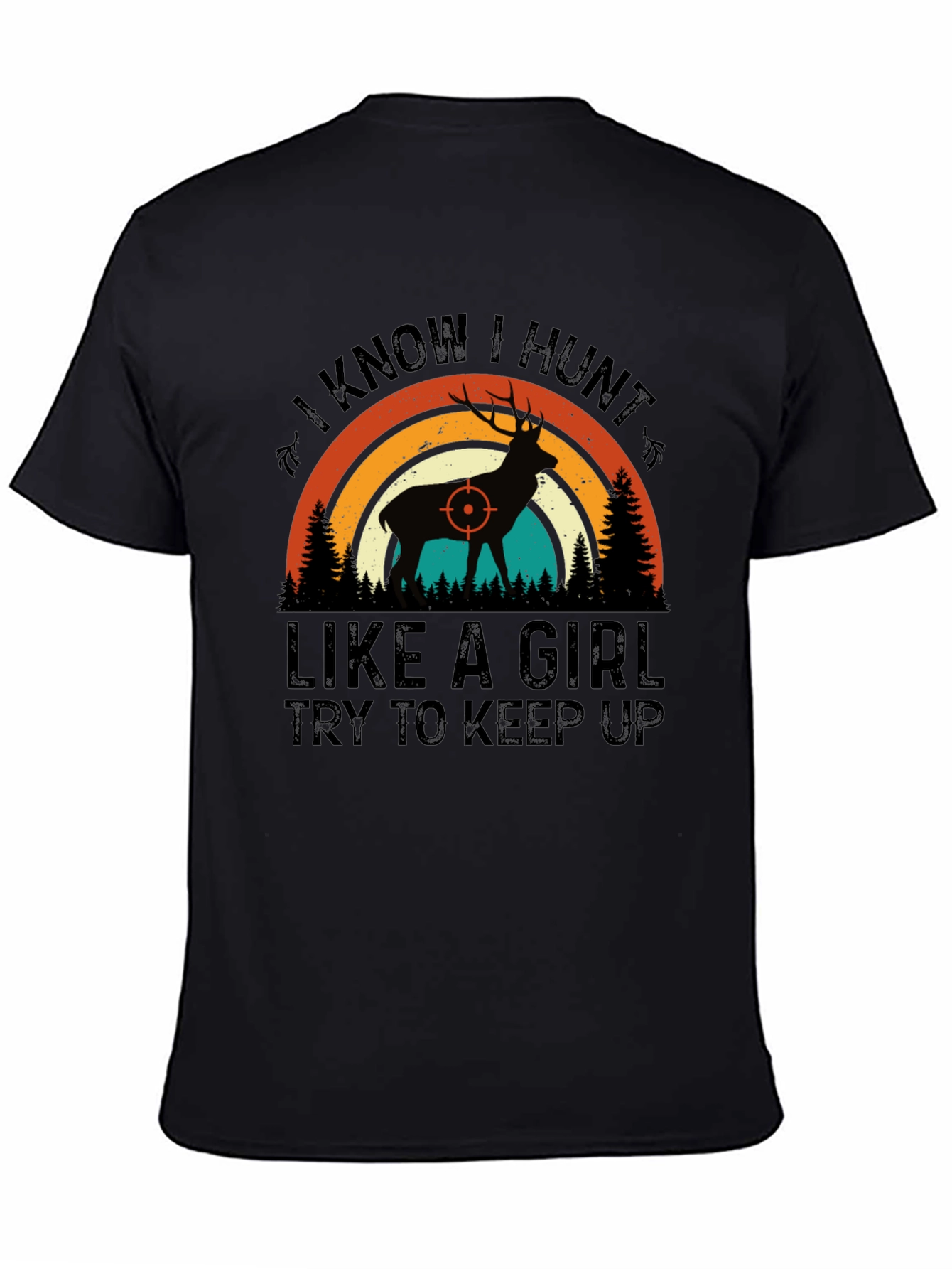 Camiseta de Caza: Cazo Como Chica