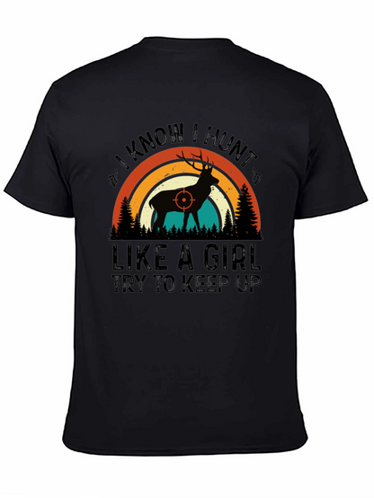 Camiseta de Caza: Cazo Como Chica