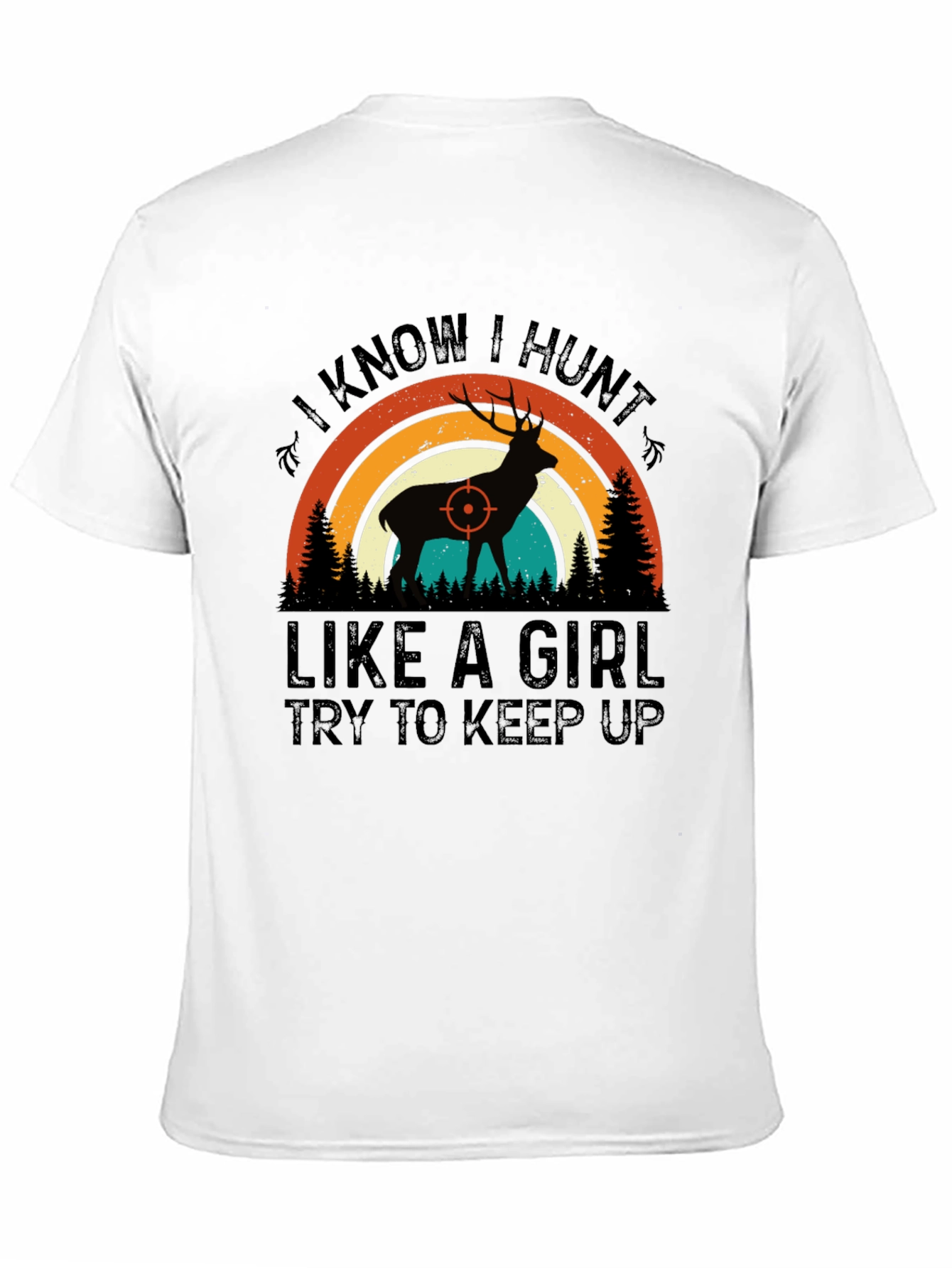 Camiseta de Caza: Cazo Como Chica