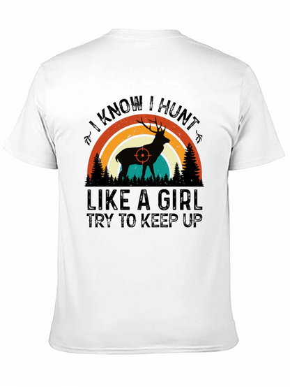 Camiseta de Caza: Cazo Como Chica
