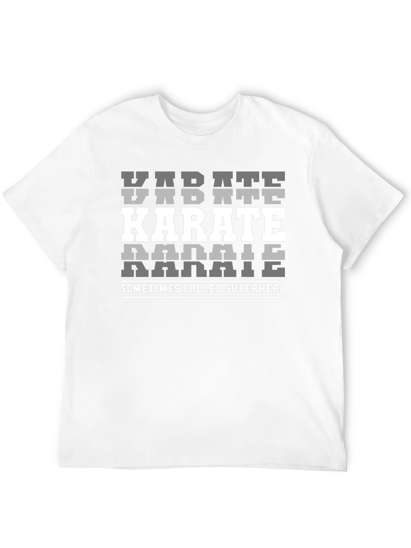 Camiseta Karate Superhero Algodón Diseño Único