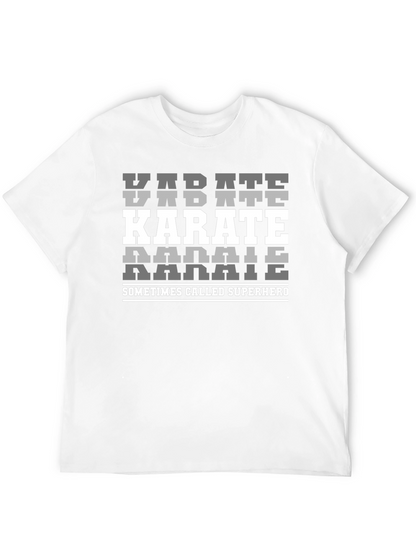 Camiseta Karate Superhero Algodón Diseño Único