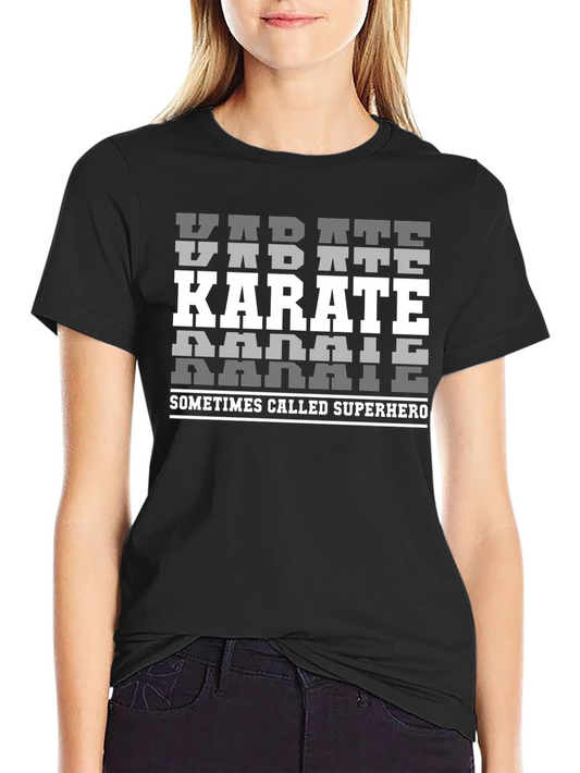 Camiseta Karate Superhero Algodón Diseño Único